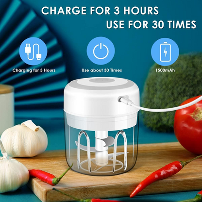 One-Touch Electric Mini Chopper