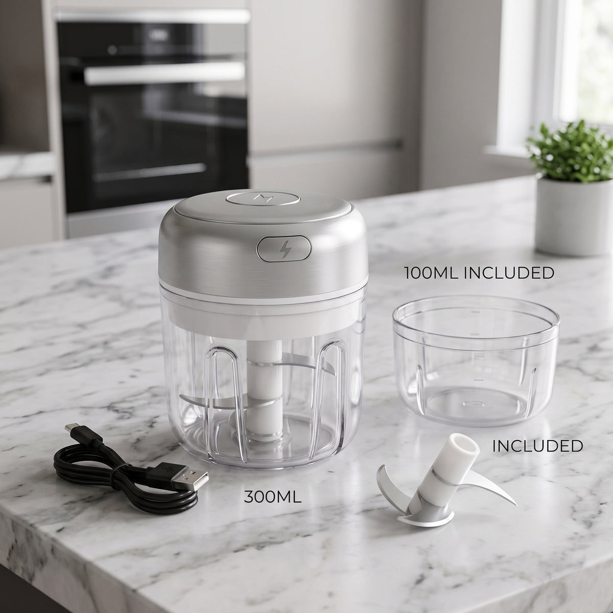 One-Touch Electric Mini Chopper