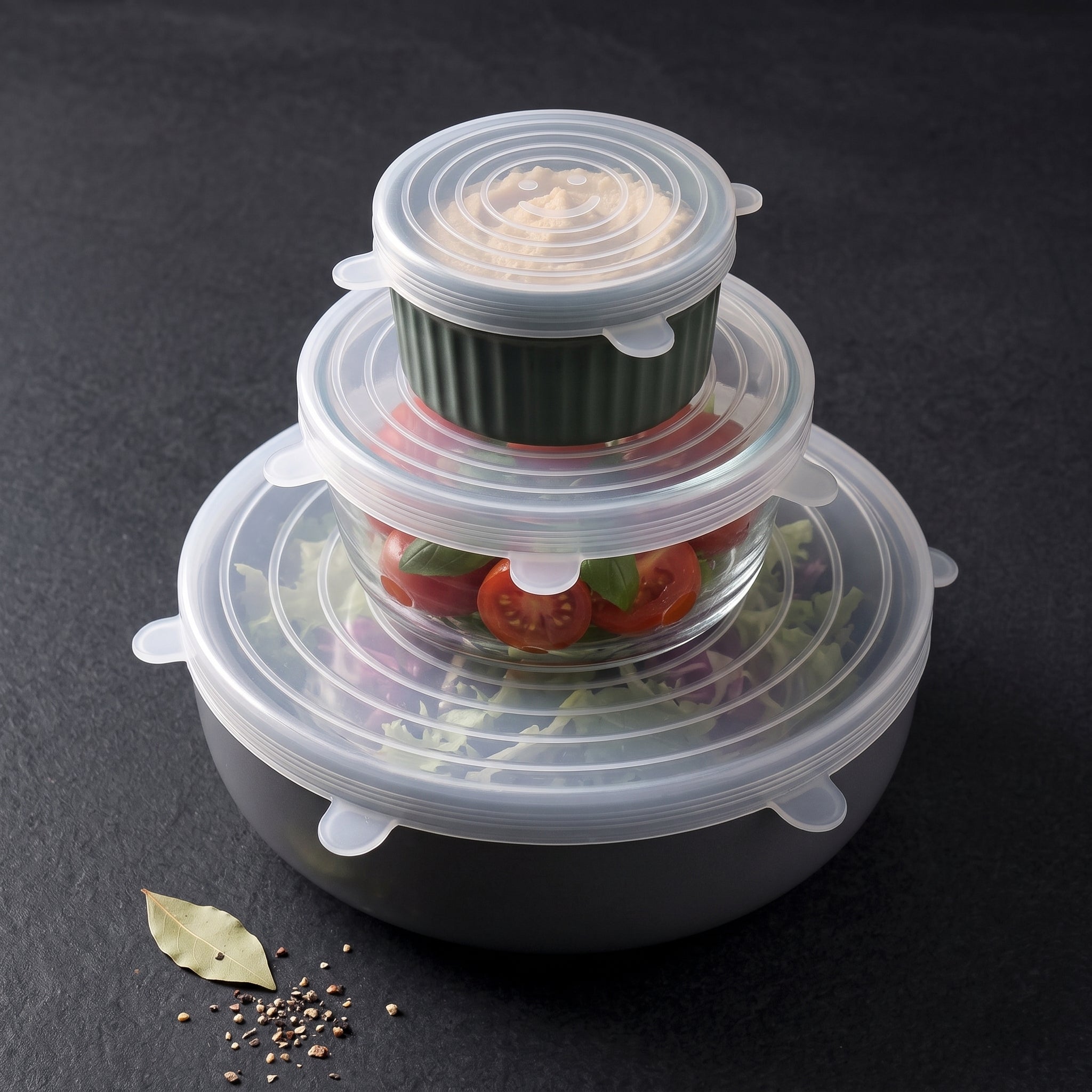 Stretch Food Huggers (6-Pack)