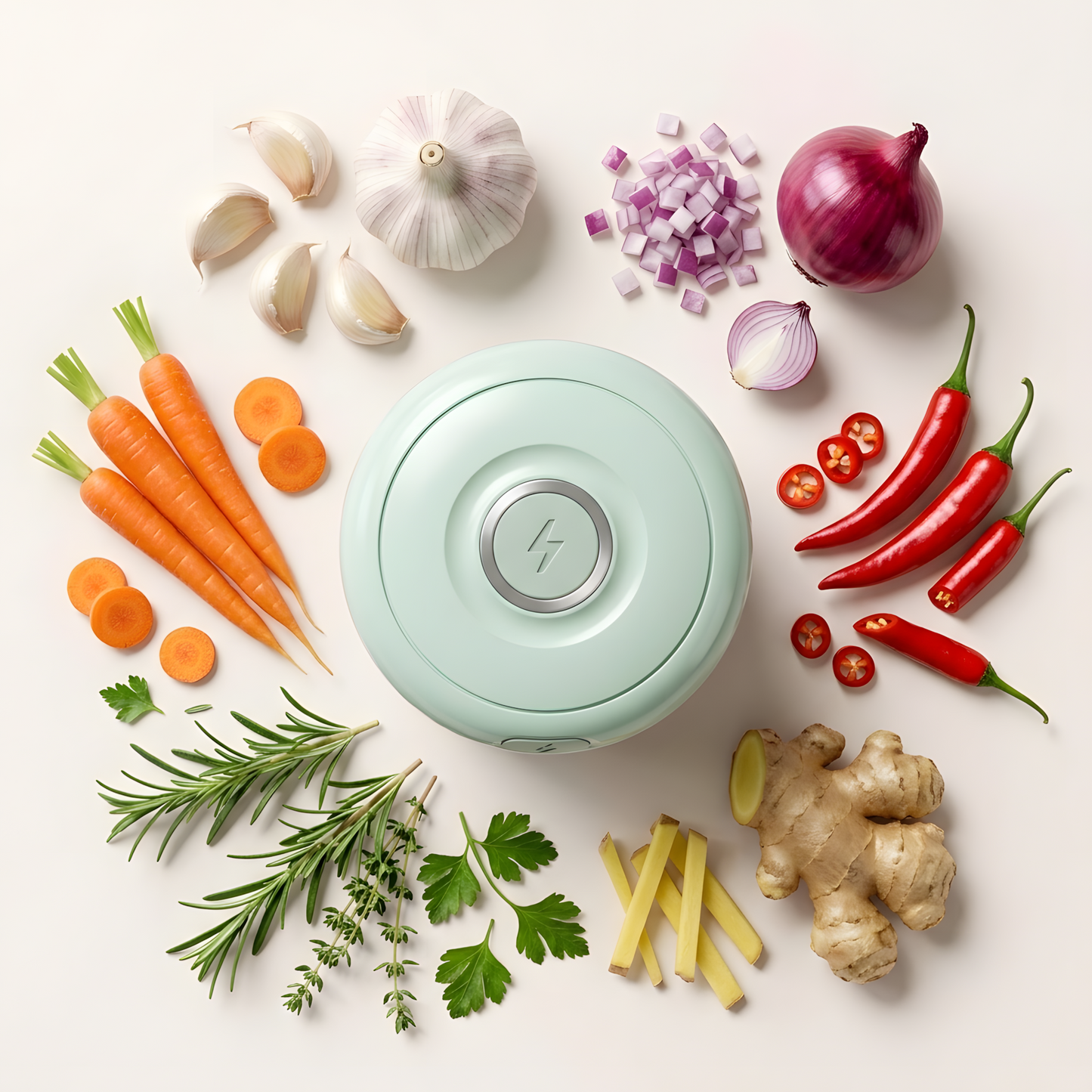 One-Touch Electric Mini Chopper